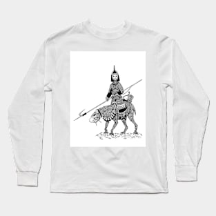 Heavy cavalryman of the Golden Khaganate. Long Sleeve T-Shirt